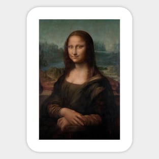 Leonardo da Vinci's (1503–1506) Portrait of Mona Lisa del Giocondo Sticker